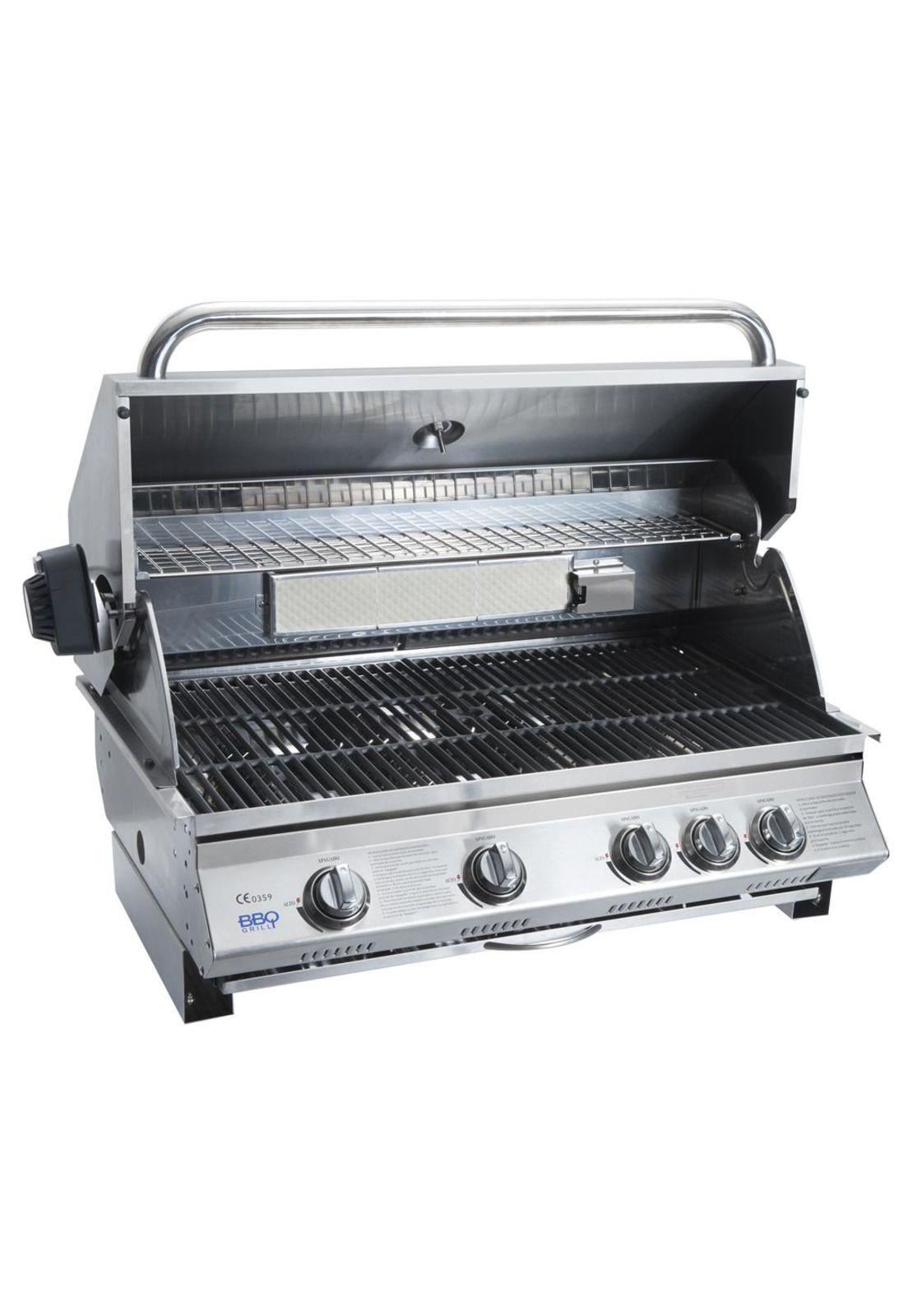 Parrilla Gas Empotrada Kansas 4 Quemadores + Spiedo Bbq401E Bbq Grill-7