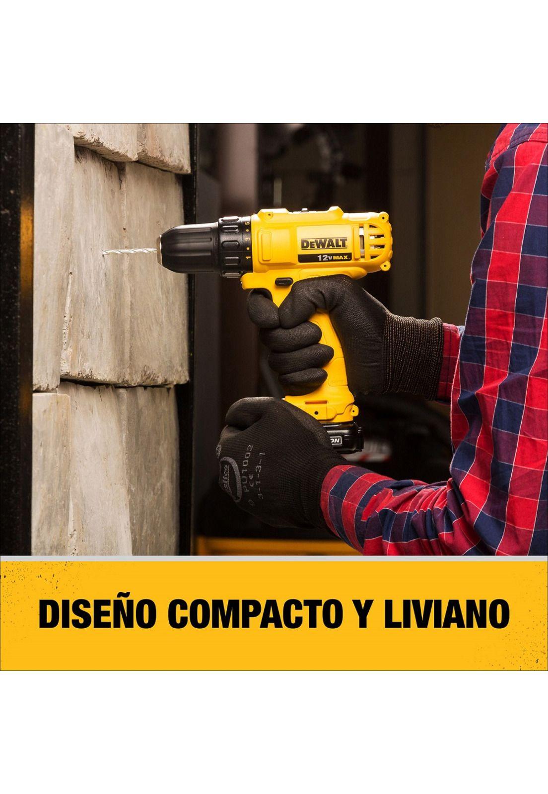 Taladro 12V + Atornillador Impacto + 2Bat Dewalt DCK199C2-B2-5