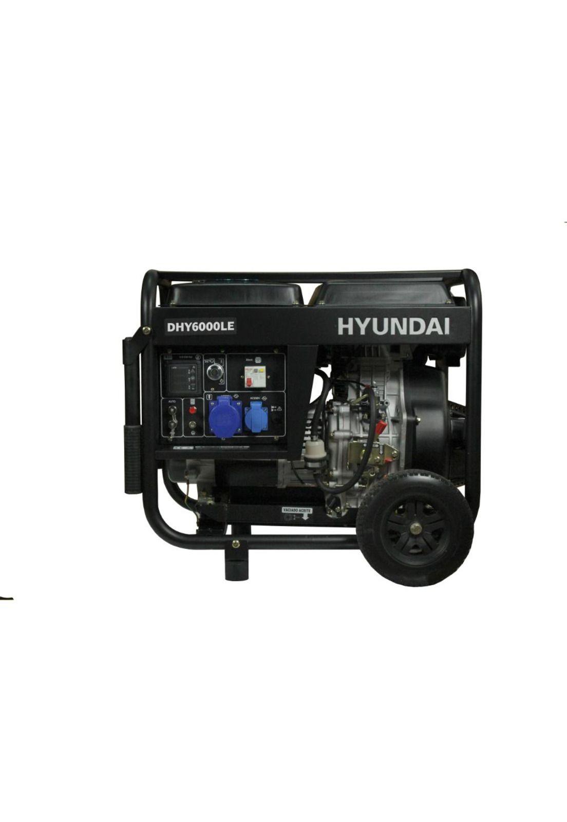 Generador Hyundai Diesel 5/5,5 Kw/Kva Partida eléctrica monofásico Abierto-0