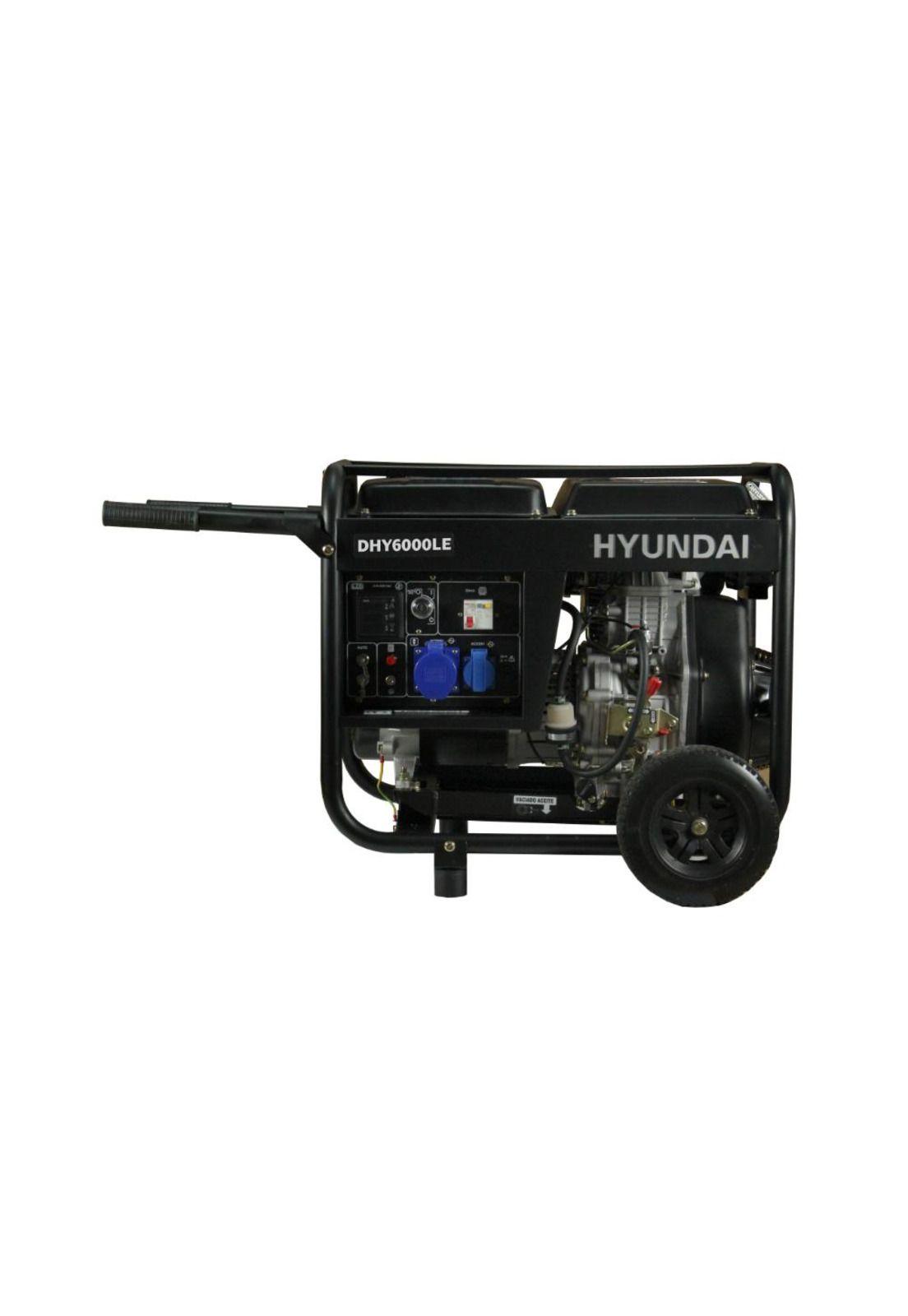 Generador Hyundai Diesel 5/5,5 Kw/Kva Partida eléctrica monofásico Abierto-1