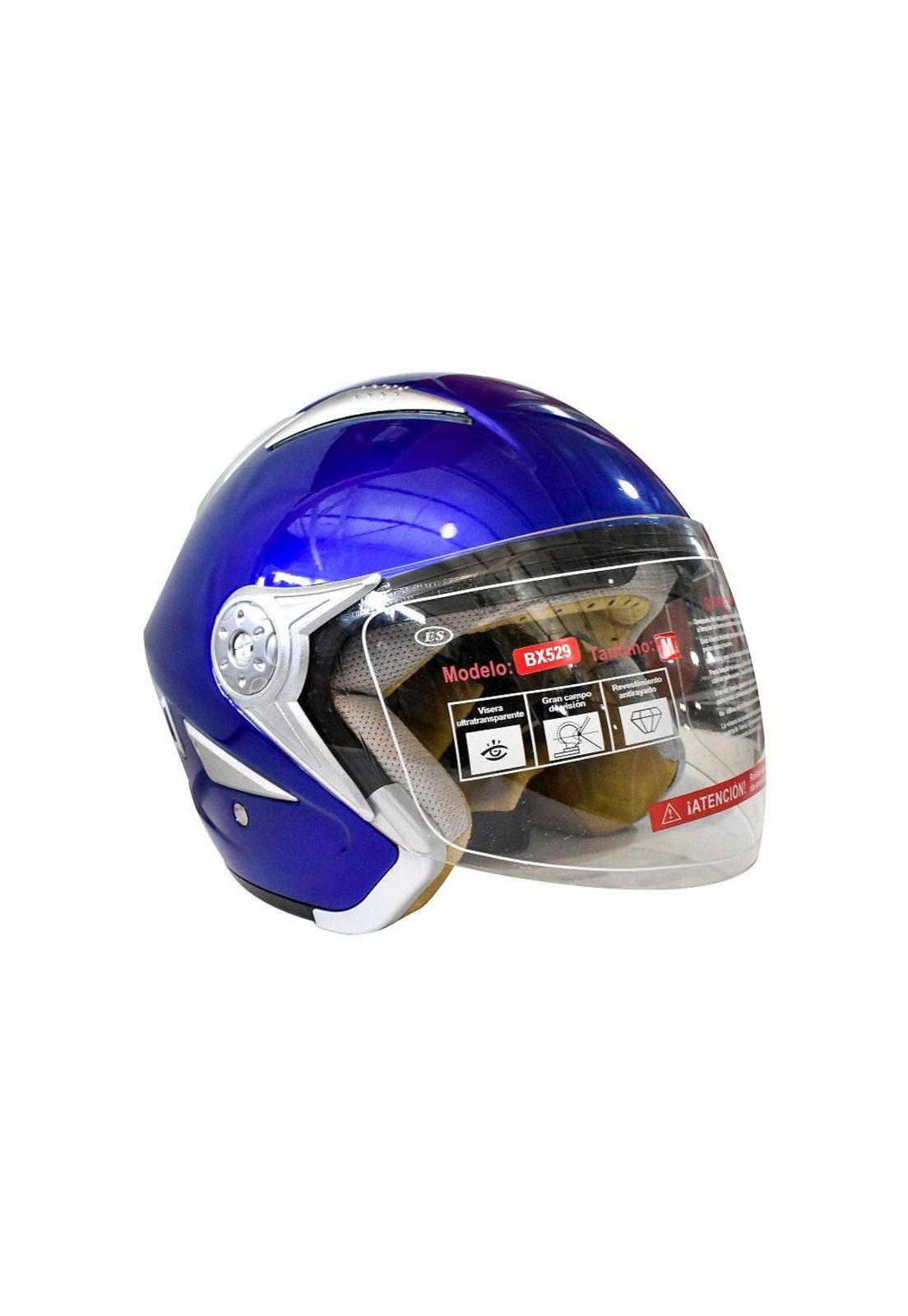 Casco Modelo Full Face Bx529-L-DB Color Deep Blue - BX529-L-DB - Bex-0