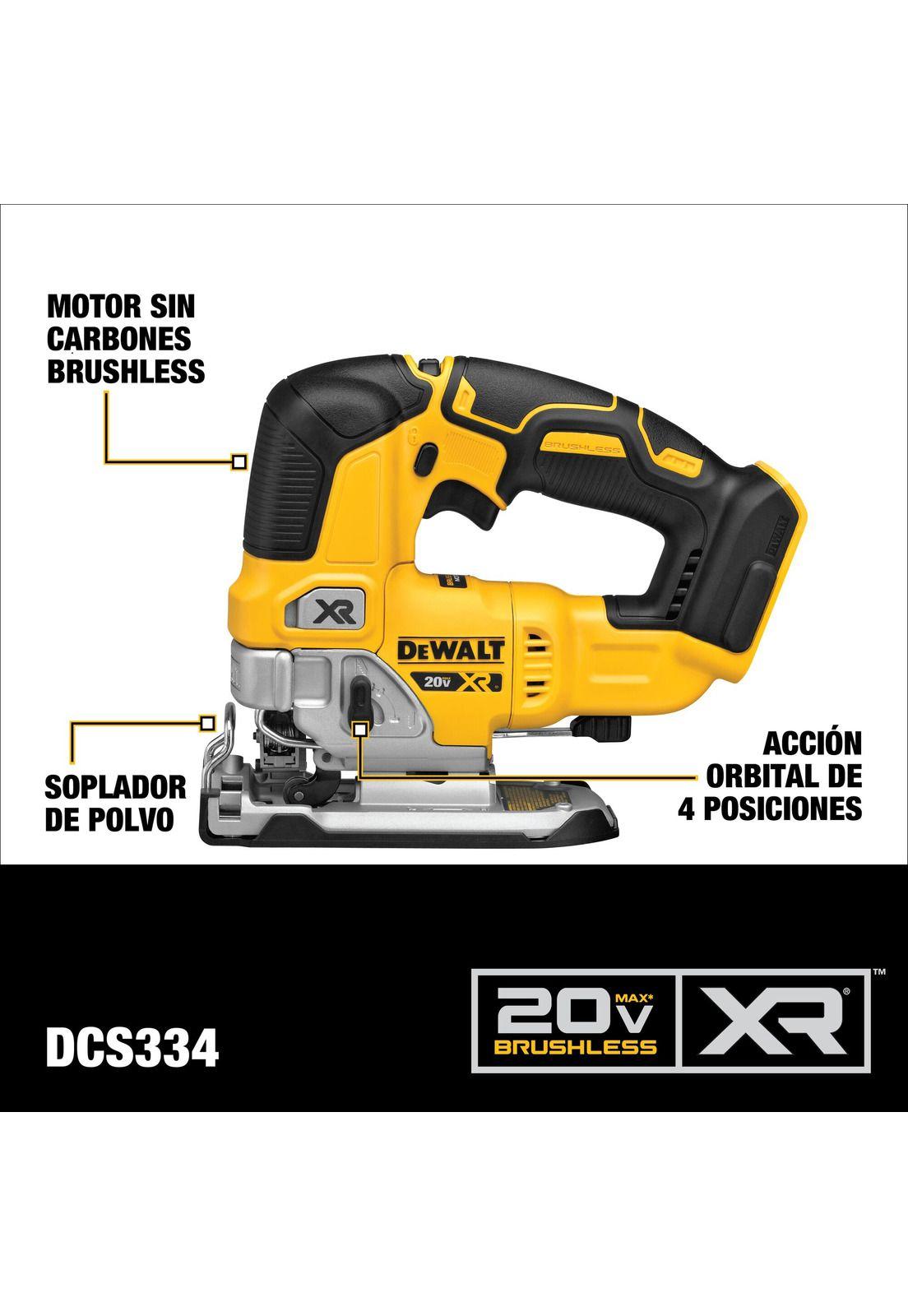 Kit Taladro Percutor + Sierra Caladora 20V DEWALT DCK249M1-8