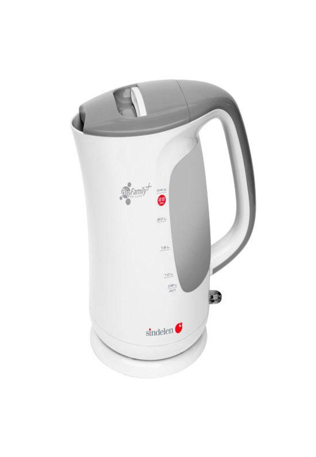 Hervidor Eléctrico Sindelen 2.5 Litros-Blanco-0