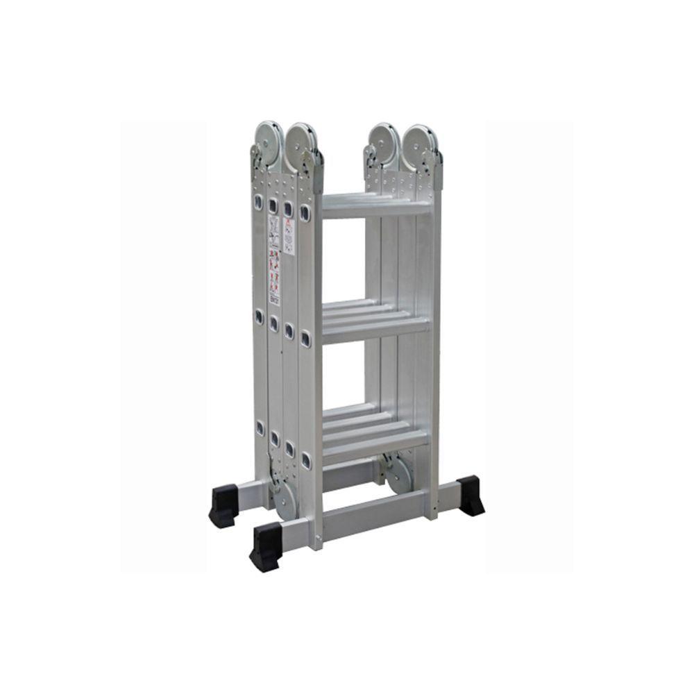 Escalera Aluminio Multiuso 3,6 Mts. Qrubber-0