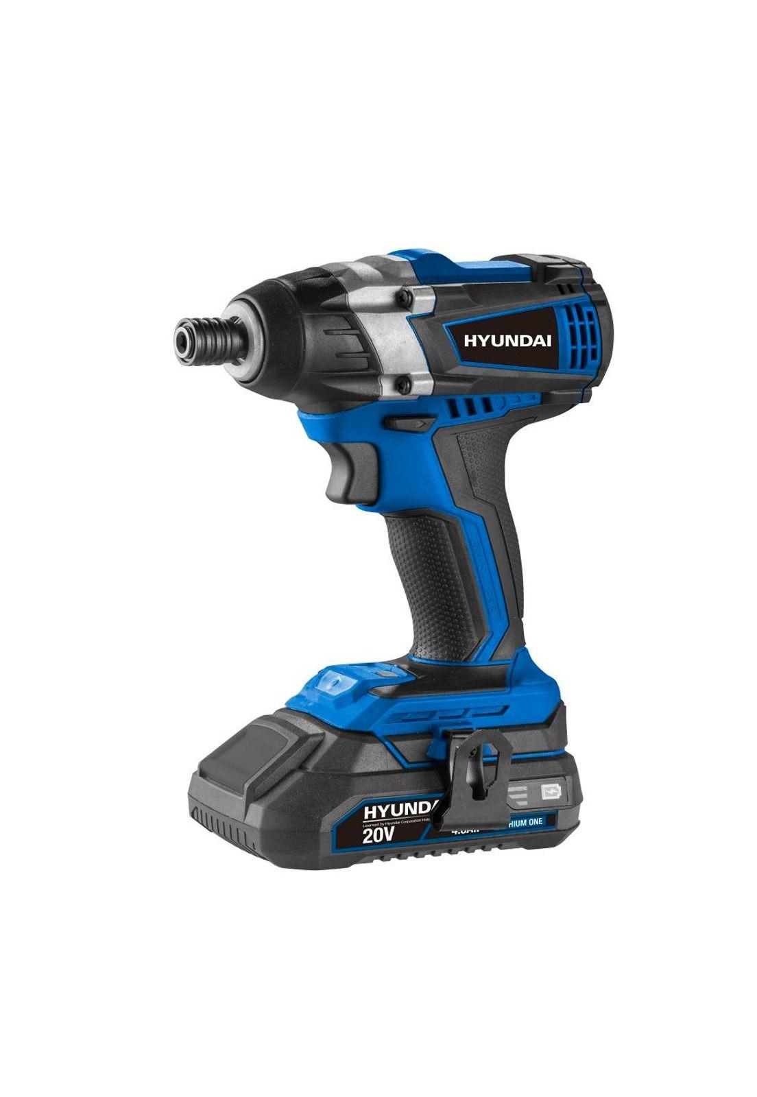 Taladro Percutor 20V+Atornillador Impacto 20V+2 Bat 2Ah+1 Carg-3