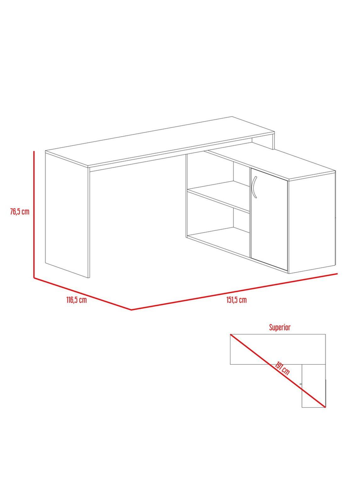 ESCRITORIO 1L + BIBLIOTECA + ARMARIO BILBAO - MIEL / WENGUE-2