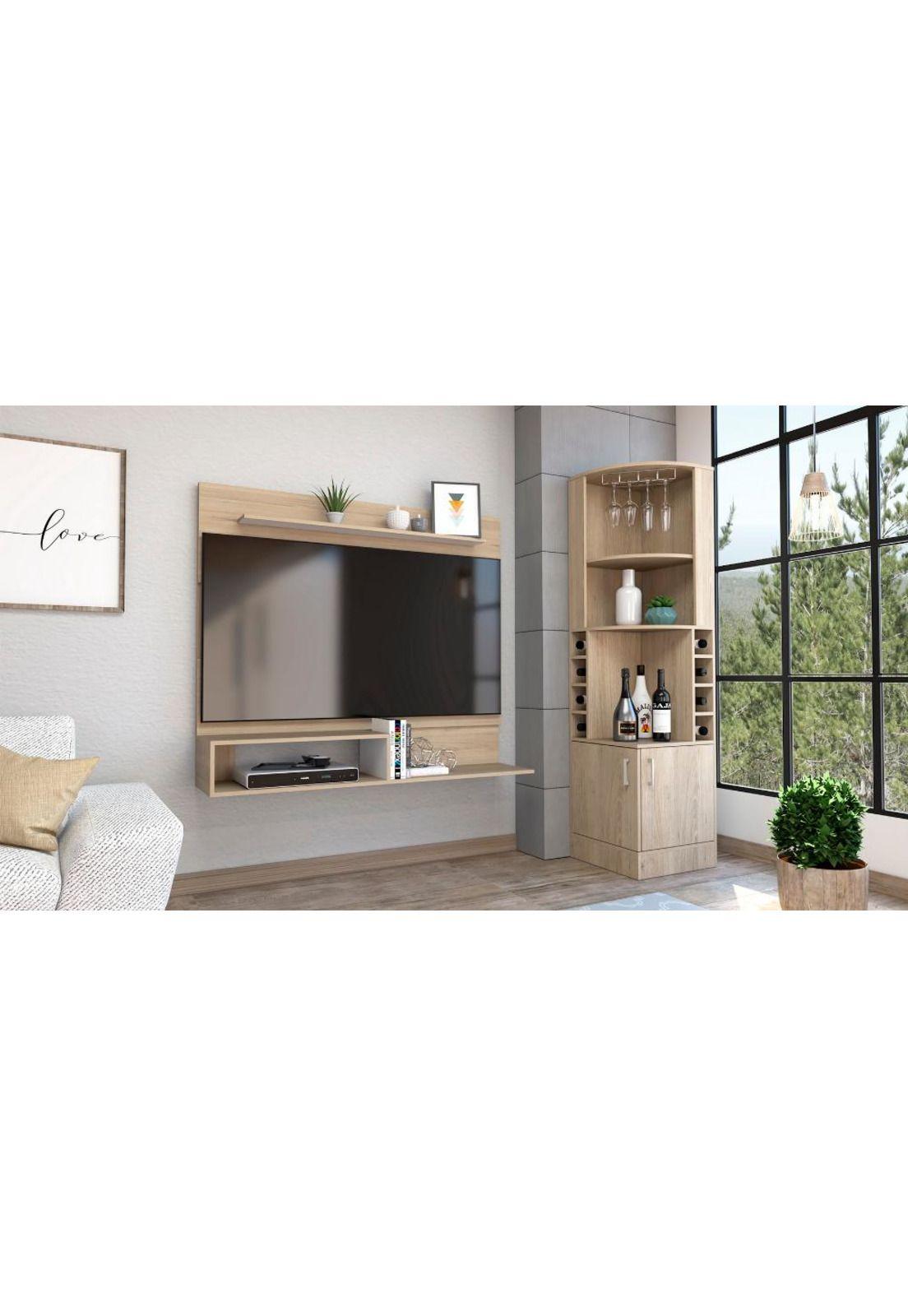 BAR ESQUINERO KAVA + PANEL TV55 BEIJING - ROVERE-0