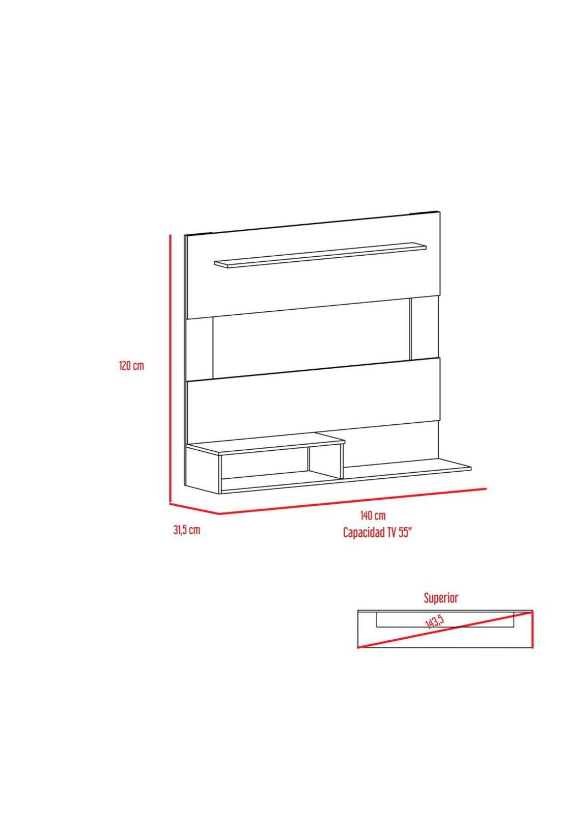 BAR ESQUINERO KAVA + PANEL TV55 BEIJING - ROVERE-2