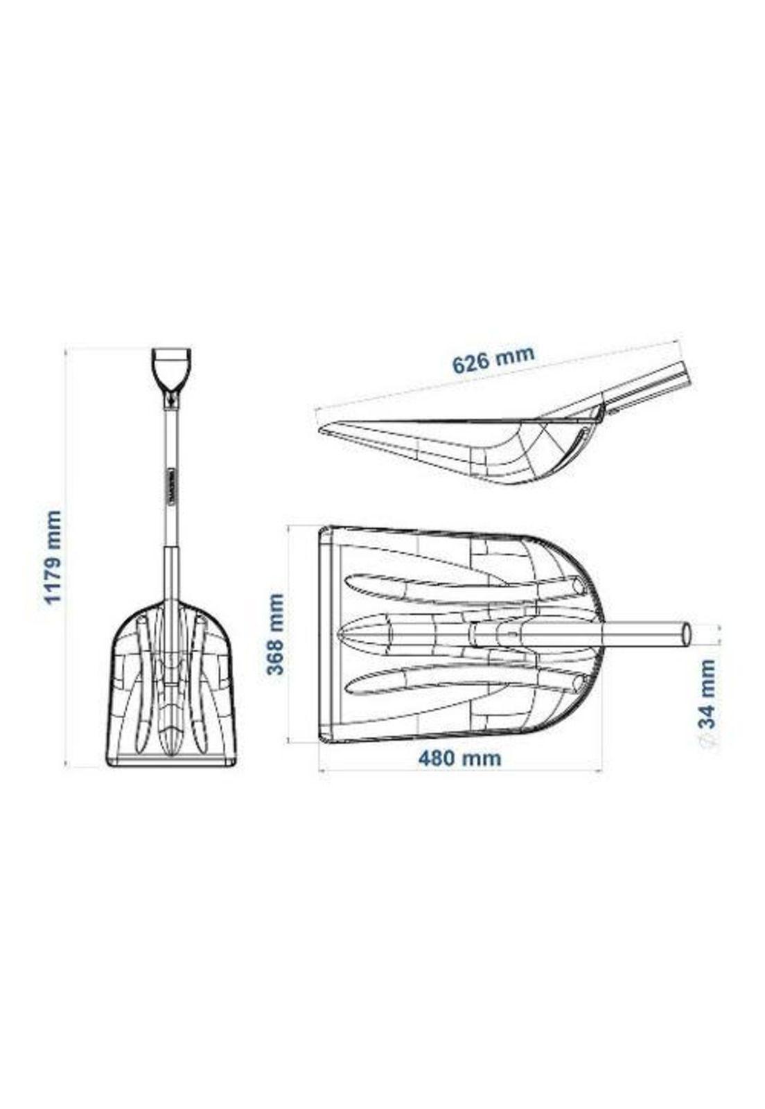 Pala Plastica, Mango Madera 79cm Tramontina.-1
