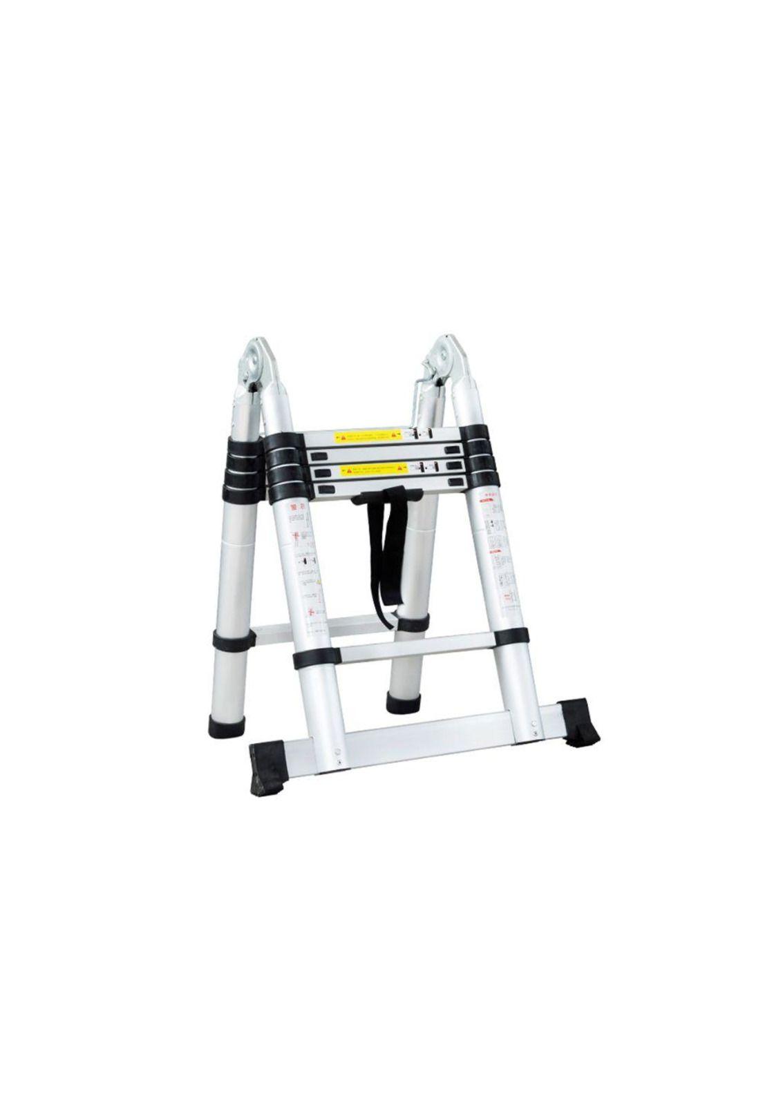 Escalera Aluminio Telescopica Multiuso 3,2 MTS. Qrubber-2