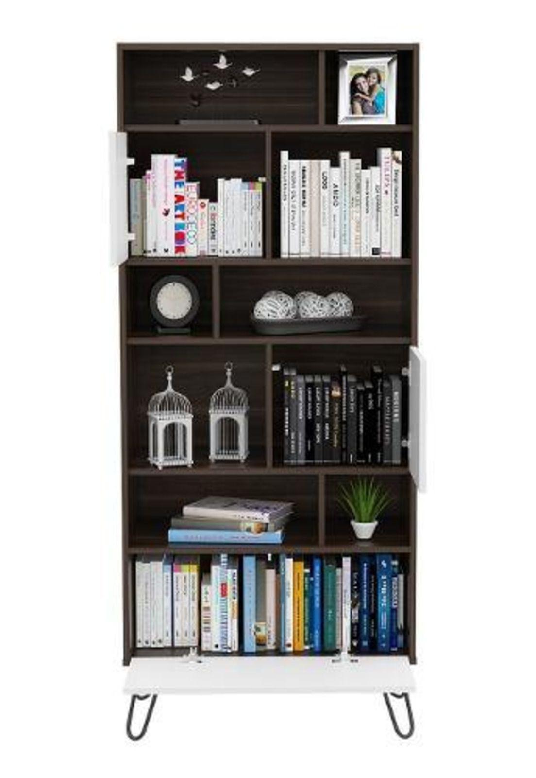 Biblioteca Habano/blanco 171x72x39cm - Tuhome-2