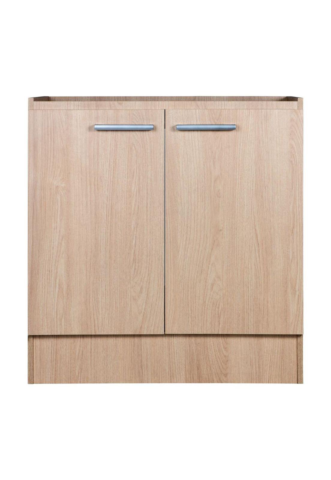Mueble Base Lavaplatos 2 Puertas 80 Cm Base124M Beige Mobikit-2