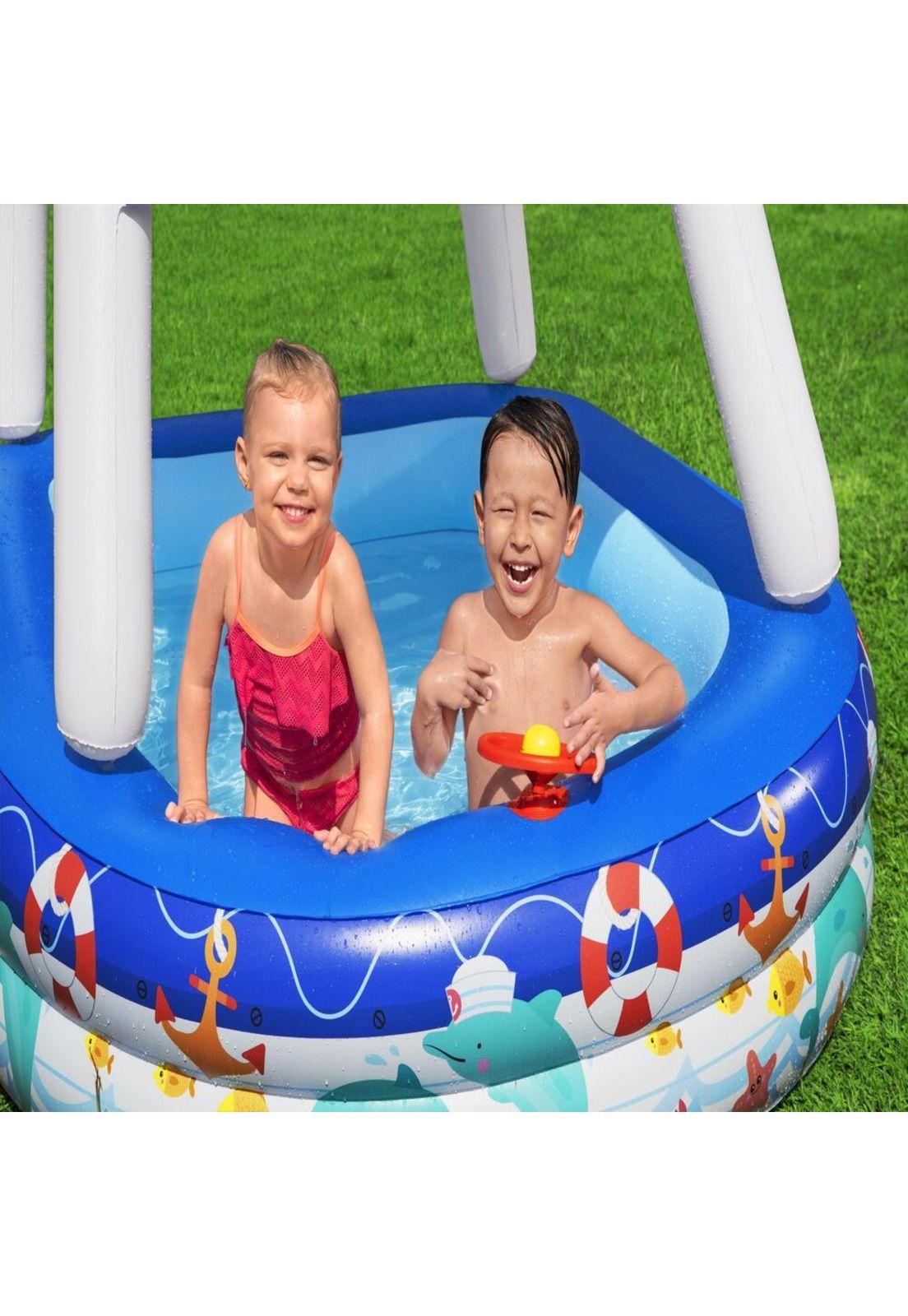 Piscina Inflable con toldo 2.13m x 1.55m x 1.32m - 54370 - Bestway-1