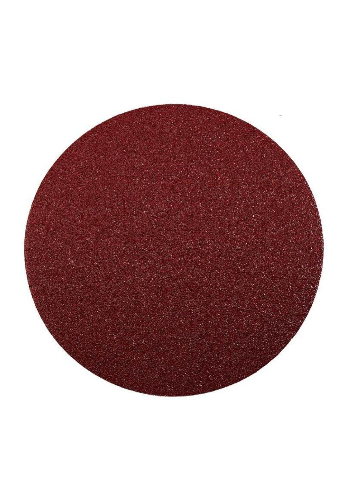 Disco lija con velcro grano 80, 125mm / Rojo oscuro-2
