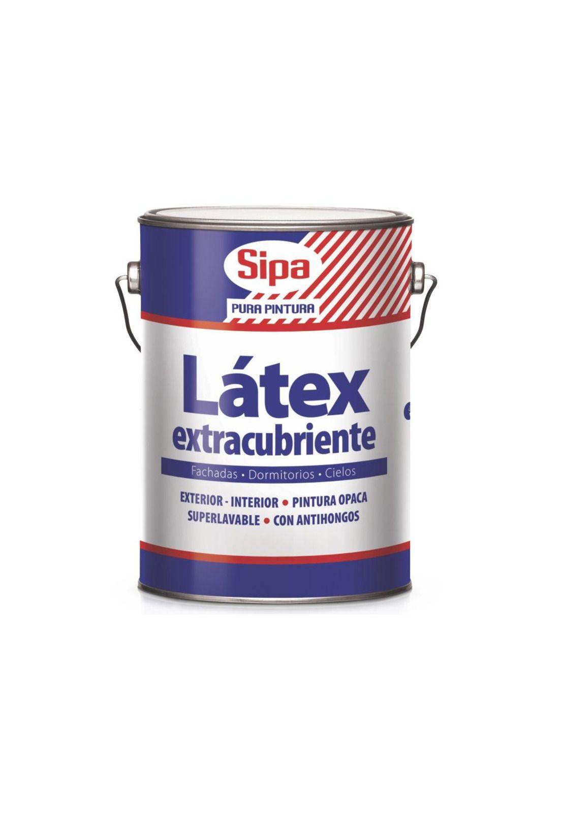 Látex Extracubriente 1 Galón Sipa-Blanco Hueso-0
