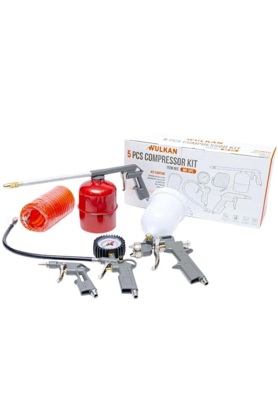 Kit De Accesorios Para Compresor 5 Piezas Wk-5P-C Wulkan-0