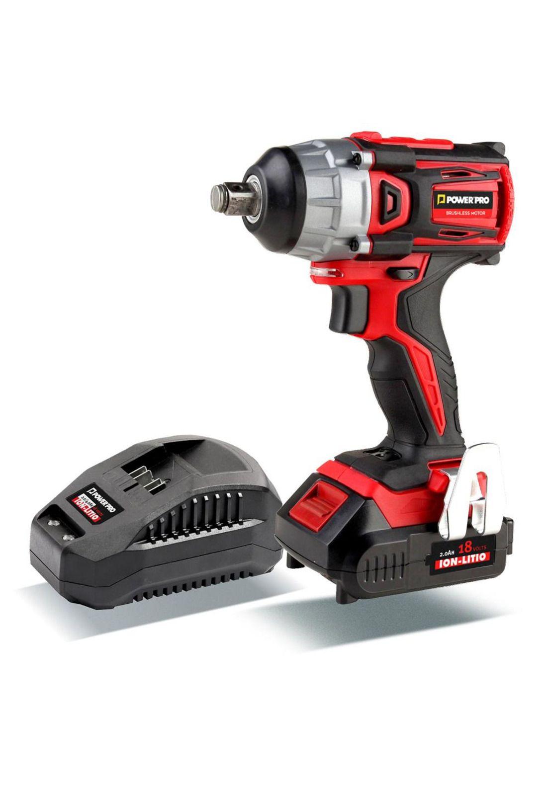 Kit Llave De Impacto  + Bateria 2A + Cargador 18V LB250IW Power Pro-0