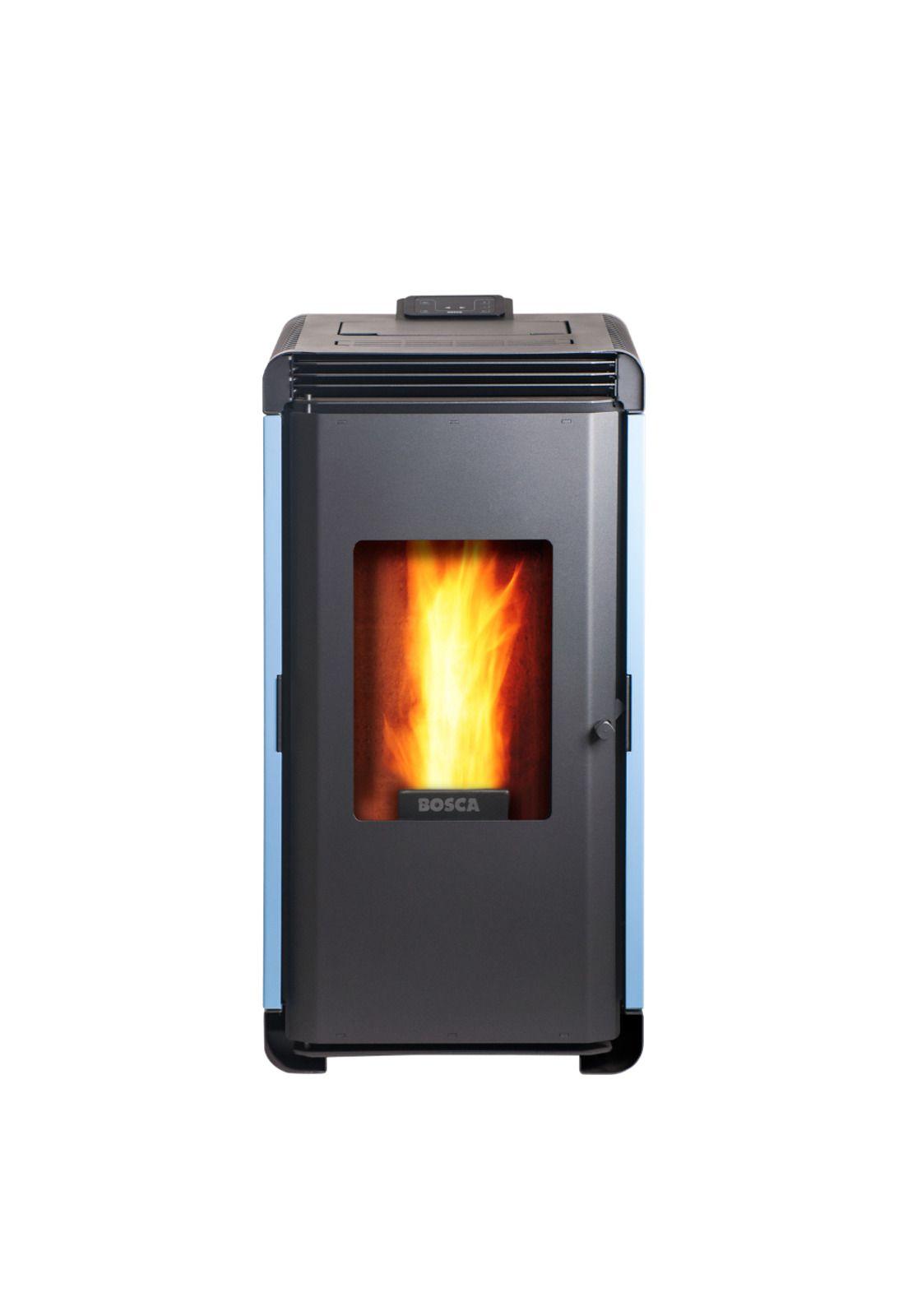 Pack Calefactor a Pellet Hera Azul + Kit de Instalacion Interior Bosca-1