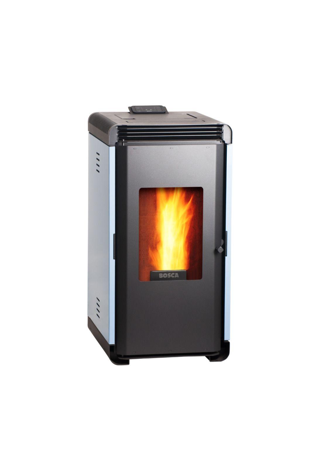 Pack Calefactor a Pellet Hera Azul + Kit de Instalacion Interior Bosca-2