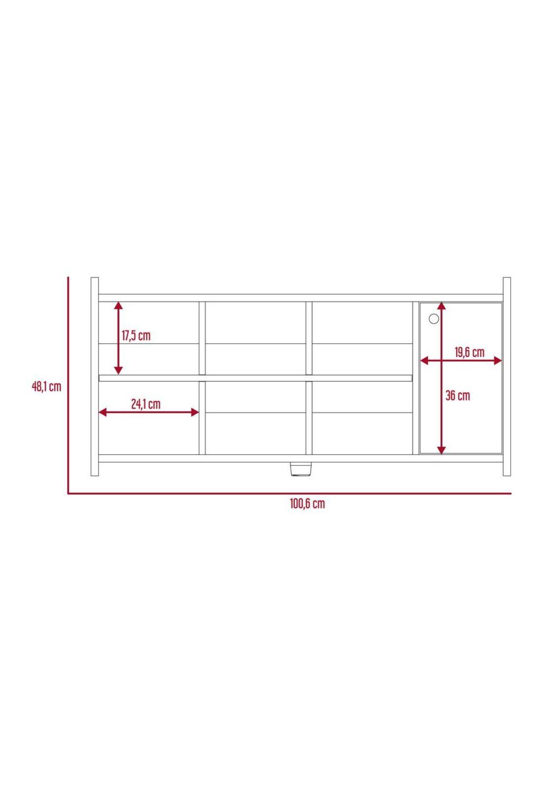 ZAPATERO RECIBIDOR Z-101-P 6 PARES - CARBÓN / GALES-3
