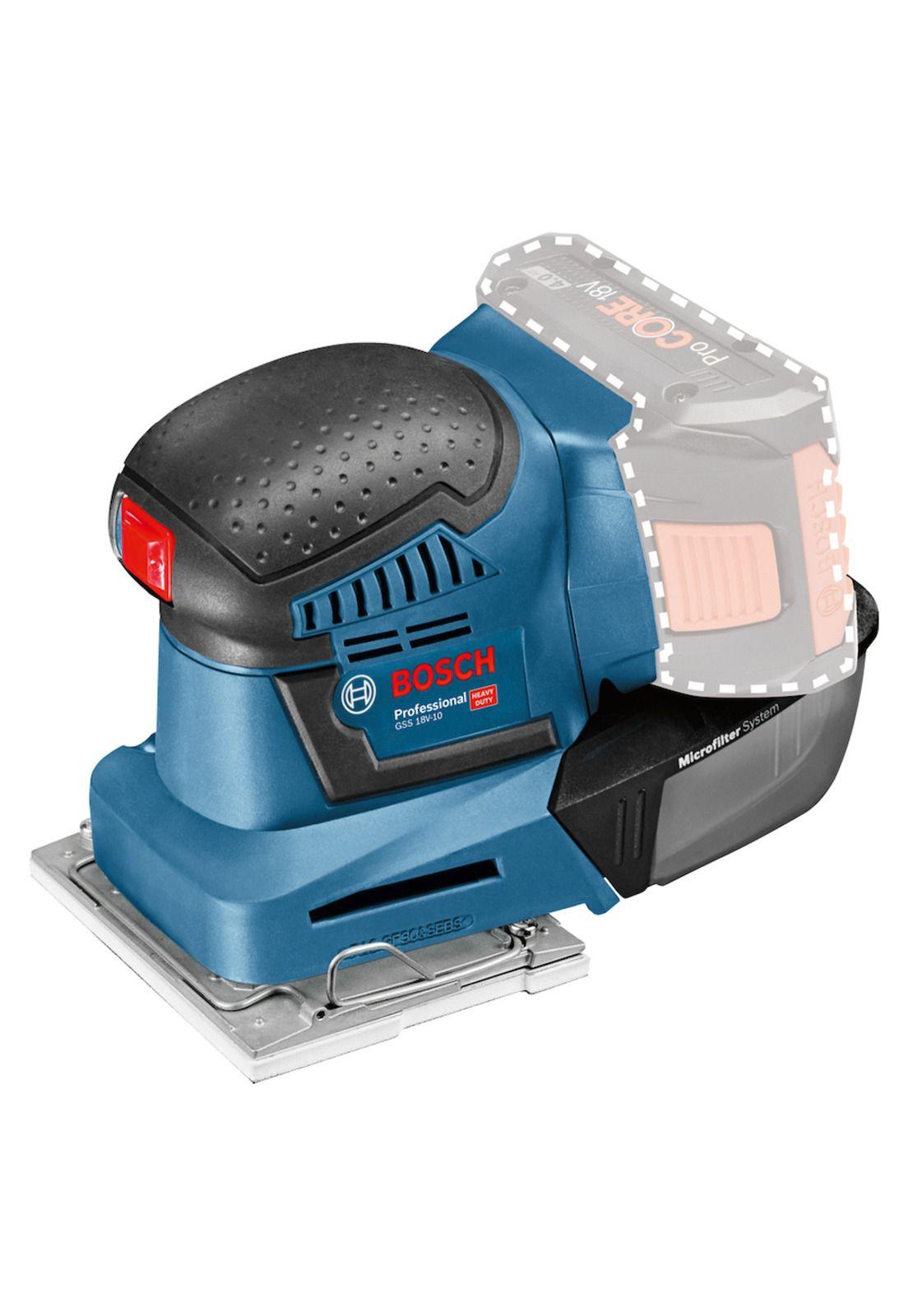 Taladro Percutor 18V GSB 180 + Lijadora Orbital Gss 18V-10 + Bateria 4 Amp + Cargador Y Bolso Bosch-2