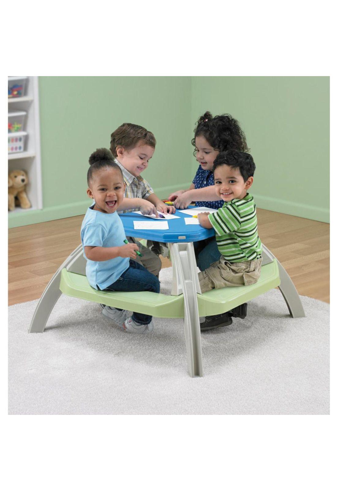 MESA DE PICNIC INFANTIL AMERICAN PLASTIC-6