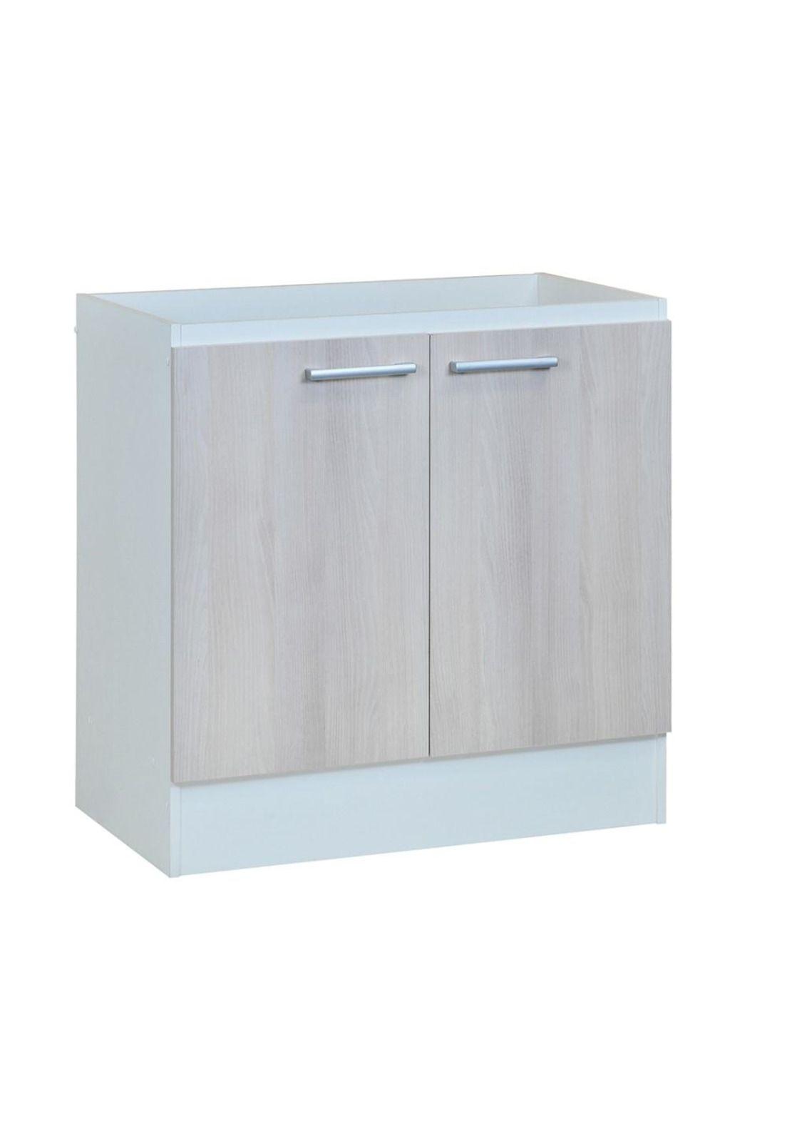Mueble Cocina Base Lavaplatos 2 Puertas 80 Cm Base103M Acacia Mobikit-0