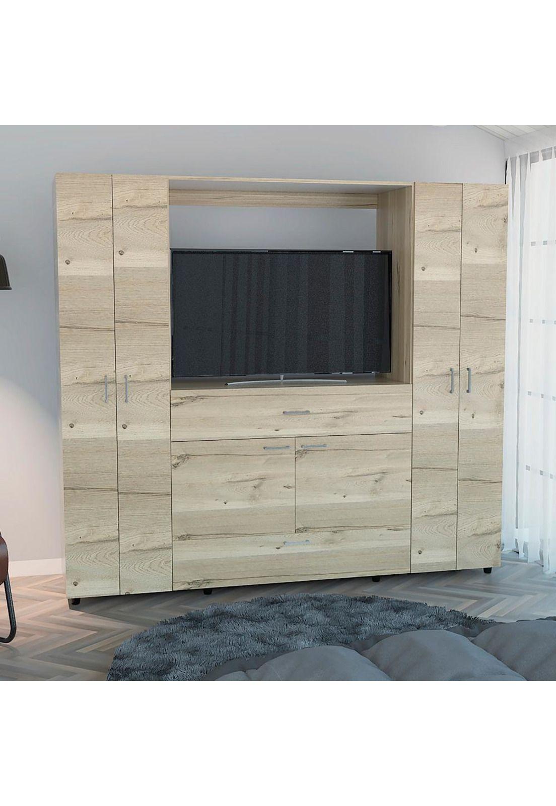 CLOSET MANILA Z-200N 7 PUERTAS TV46 - DUNA /BLANCO-0