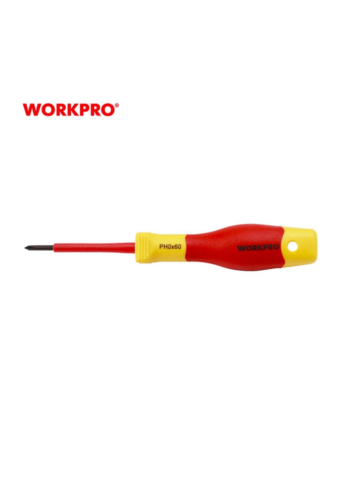 Destornillador Phillips Aislado Ph0X60Mm Workpro-0