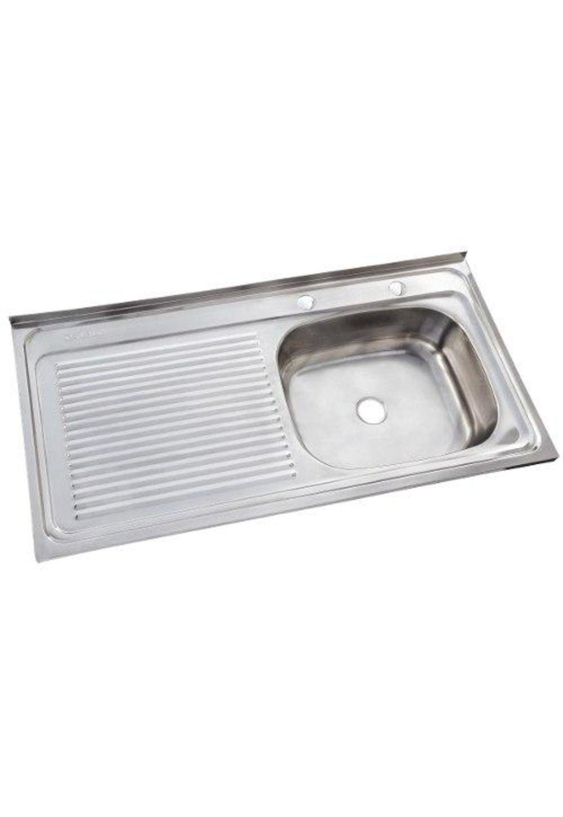 Lavaplatos 1000 X 500 Izquierdo Sobreponer Con Rebalse Combinacion Splendid-0