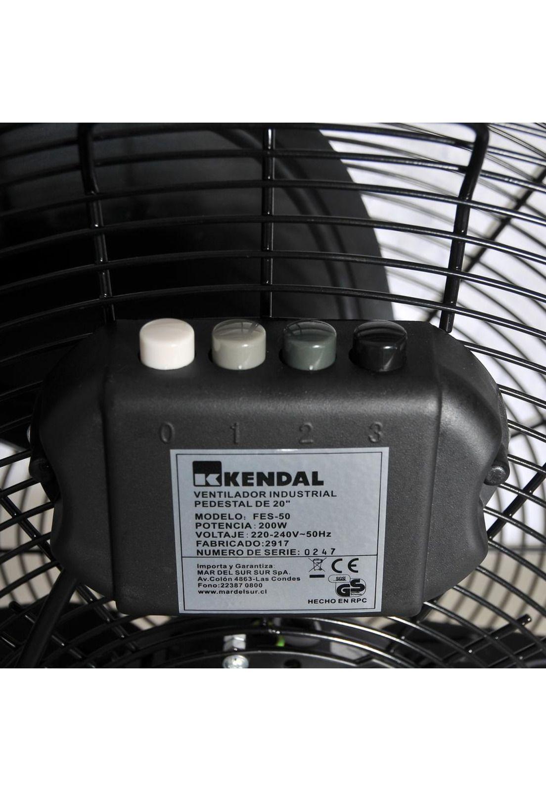 Ventilador Industrial 20 Pulgadas Pedestal FES-50-2