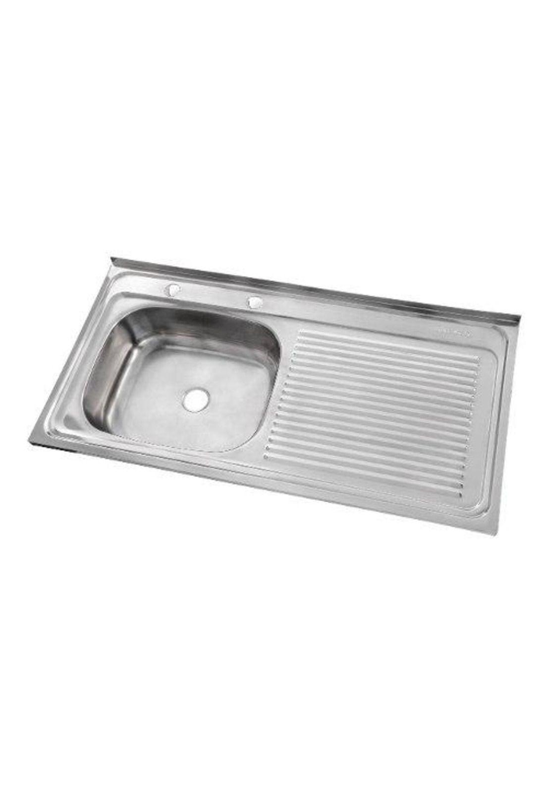 Lavaplatos 1000 X 500 Derecho Sobreponer Con Rebalse Combinacion Splendid-0