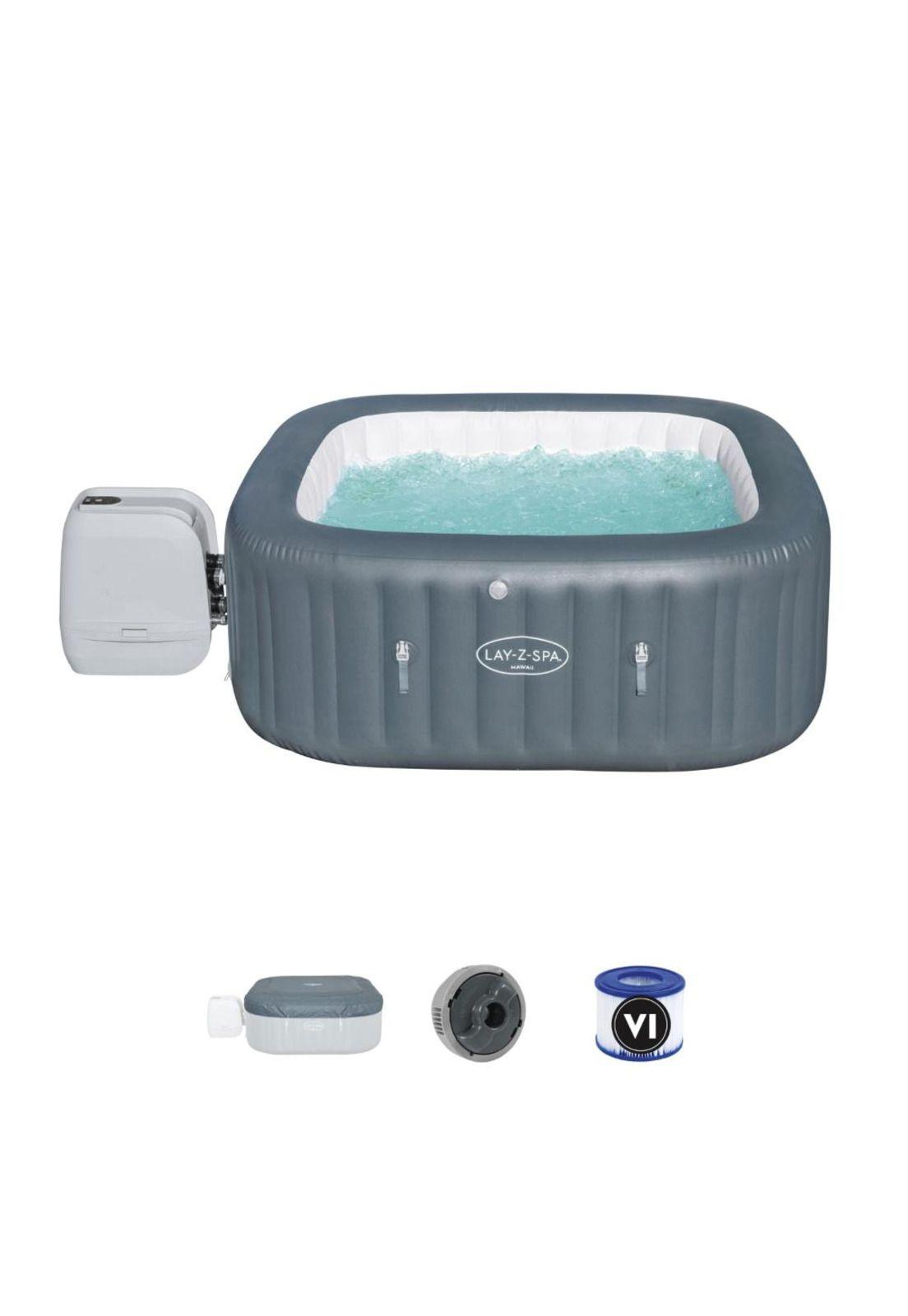 Spa Inflable Hawaii Hydrojet Pro Lay-Z-Spa 1.80m x 1.80m x 71cm 6 Personas - 60031 - Bestway-0