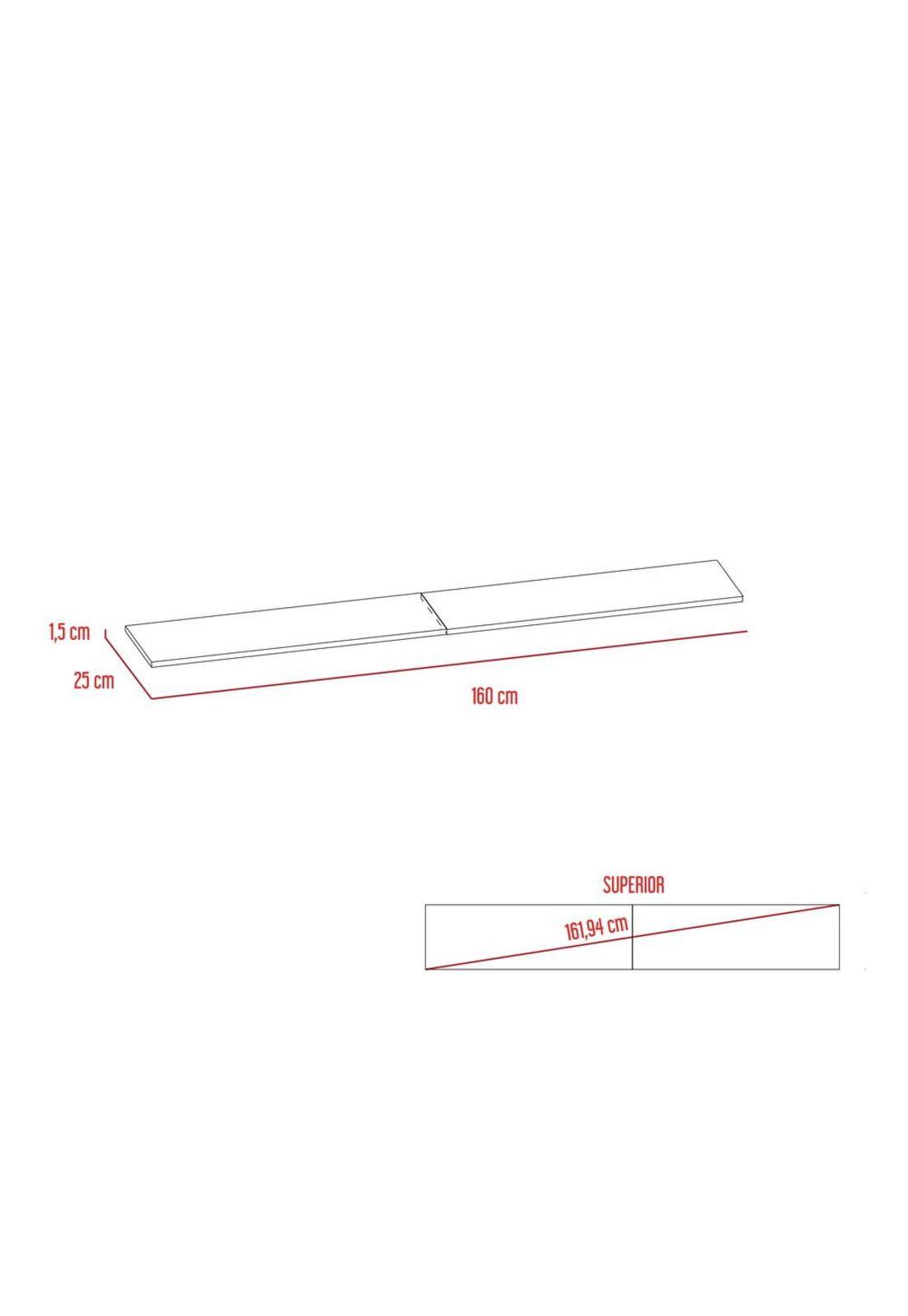 REPISA VASSEL WALL Z-160 - HABANO / BLANCO-2