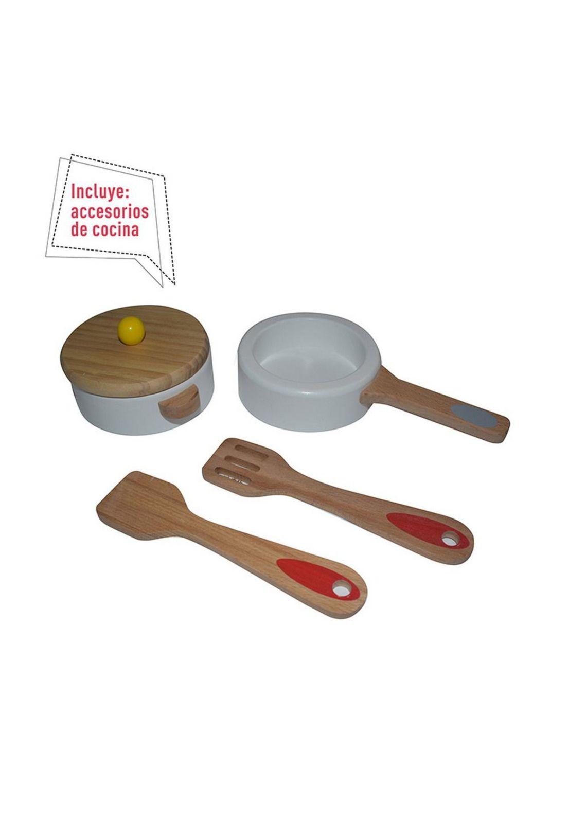 COCINA DE MADERA ROSA CON ACCESORIOS - GAMEPOWER-6