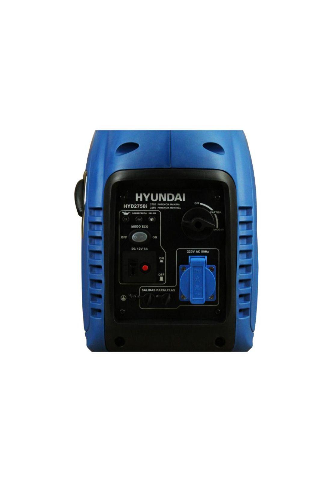 Generador Inverter digital a gasolina 2,2/2,75 kw Partida manual Hyundai-5