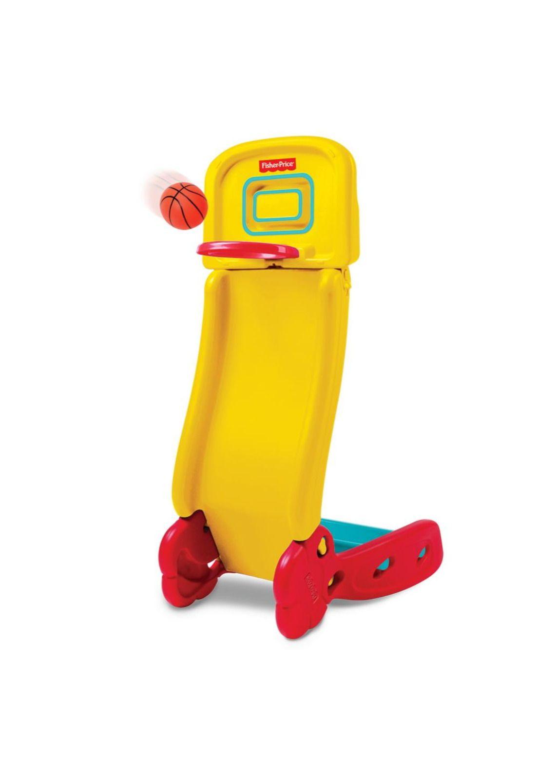 2 EN 1 FISHER PRICE ARO DE BALONCESTO Y RESBALÍN-1