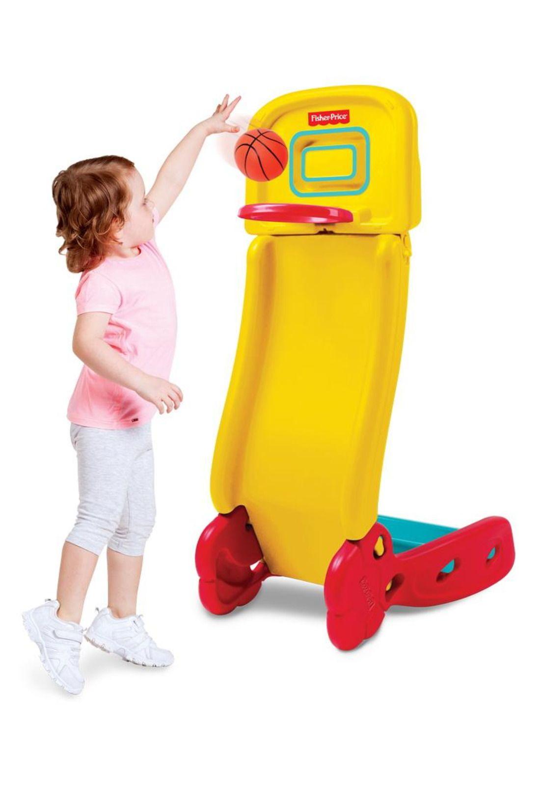 2 EN 1 FISHER PRICE ARO DE BALONCESTO Y RESBALÍN-2