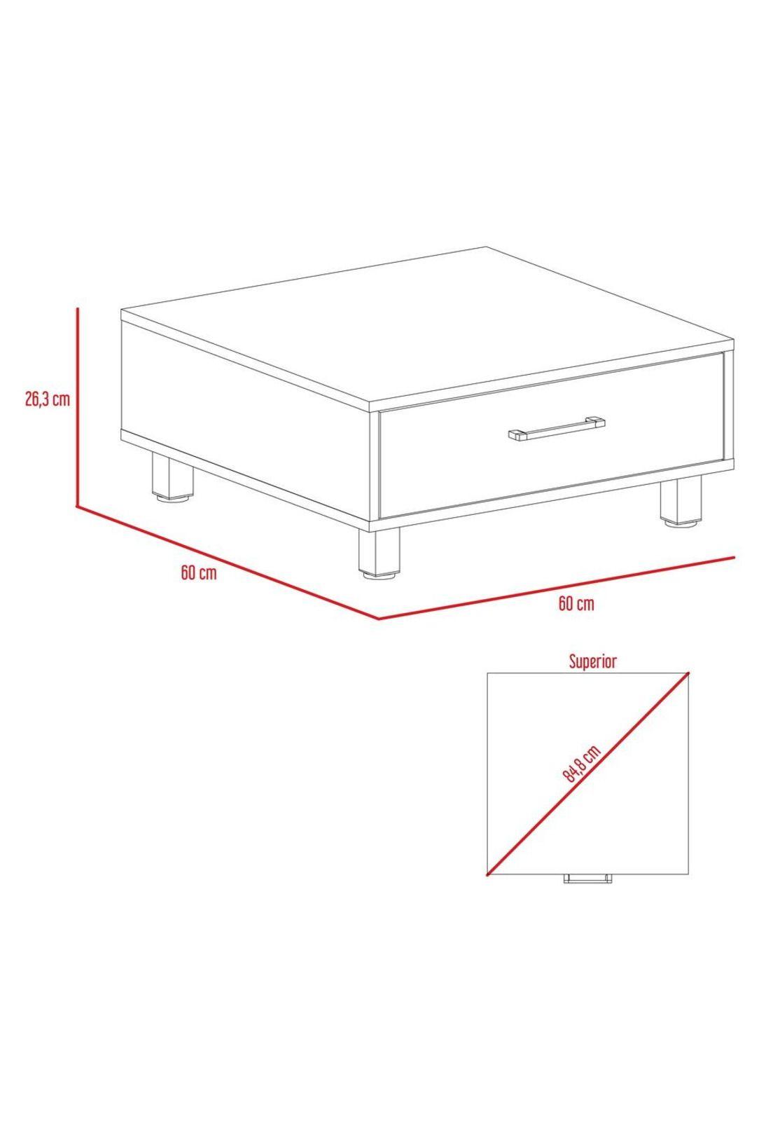 BIBLIOTECA CUBO + MESA DE CENTRO - COÑAC/BLANCO-2