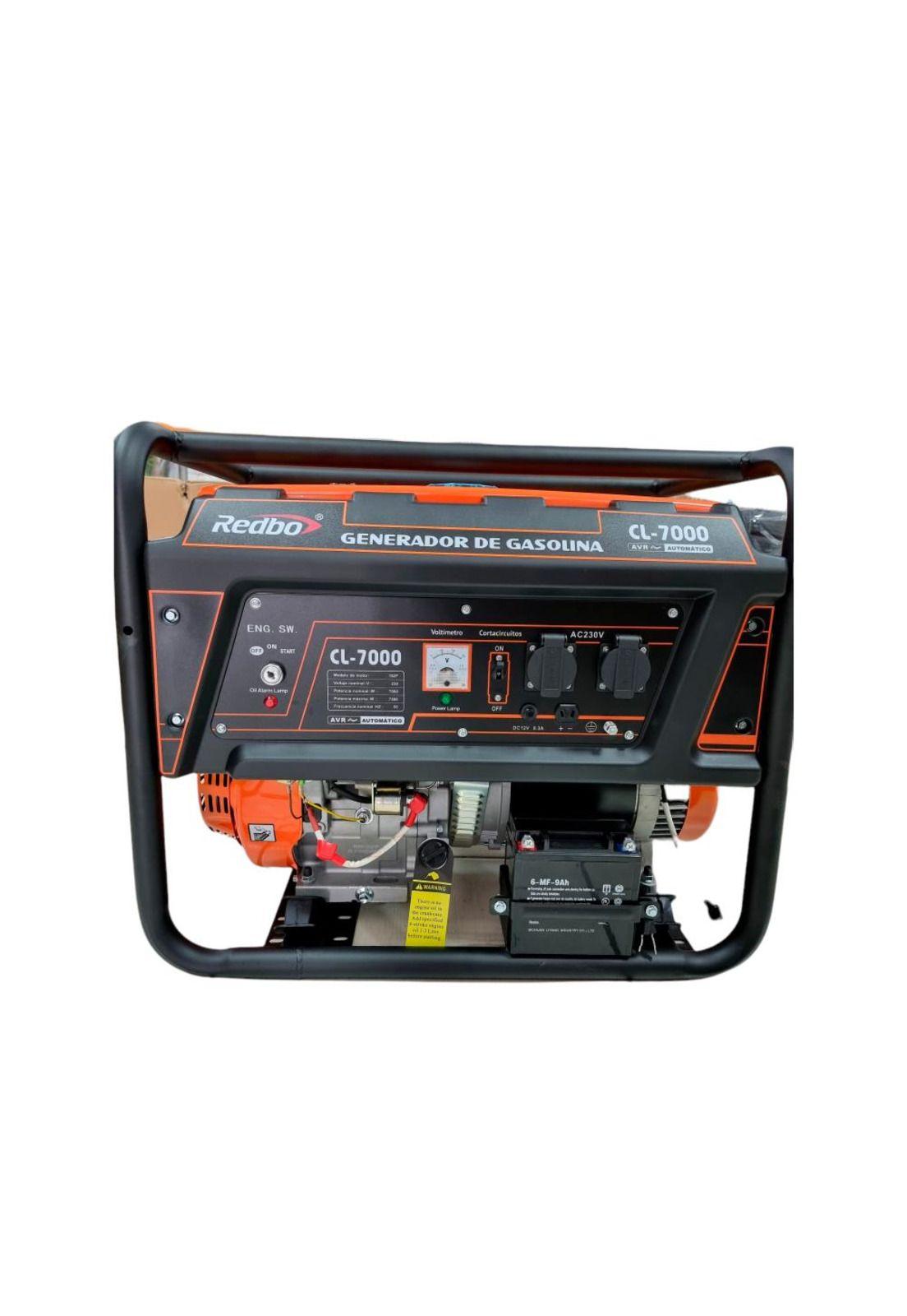 Generador Bencinero con Partida Eléctrica CL-7000 + Regalo Redbo-3