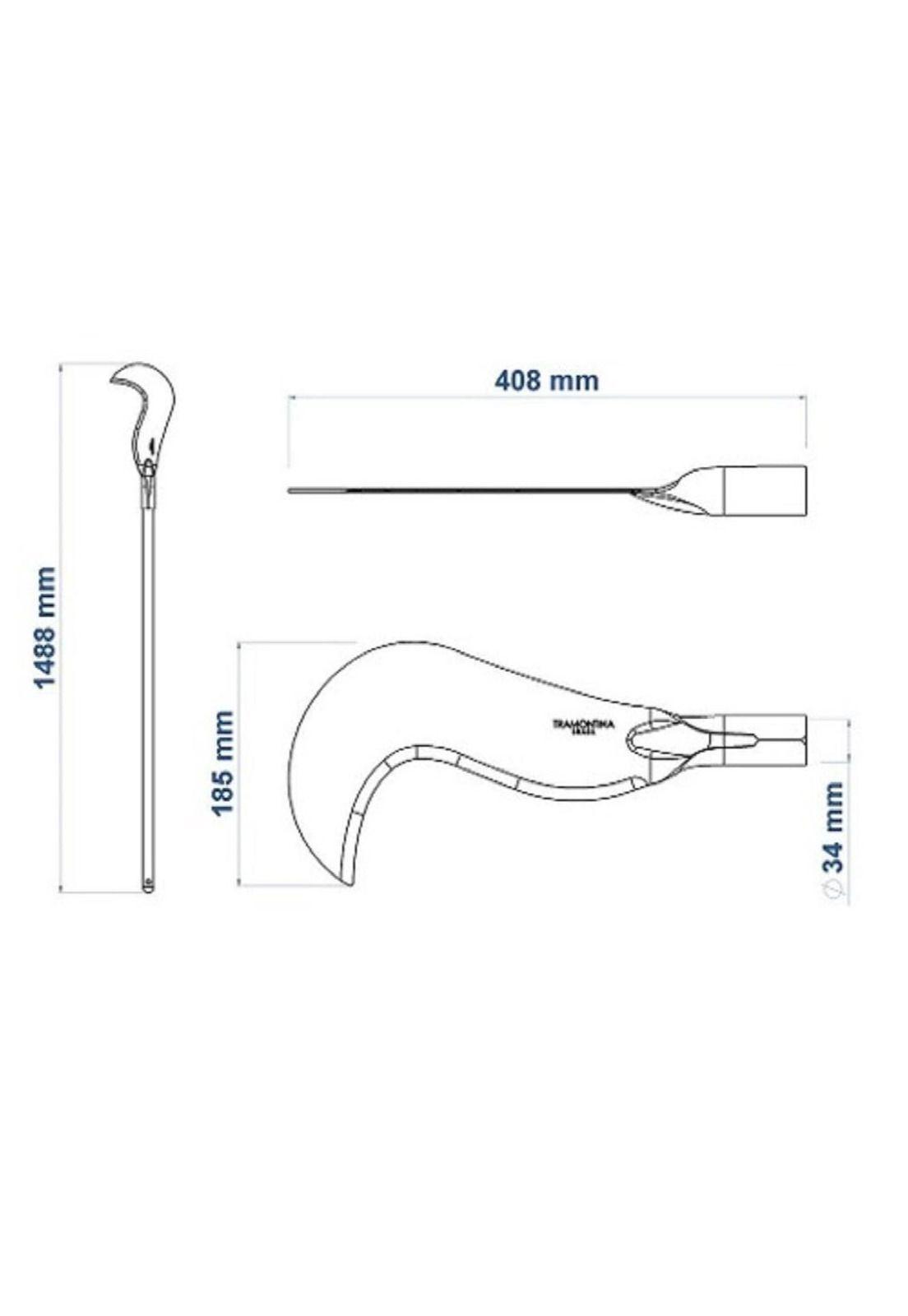 Rozon Pesado, Mango Madera 110cm - Tramontina-1