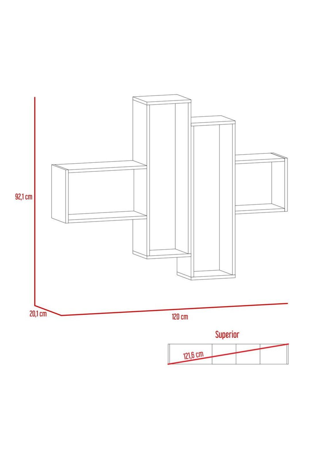 COMBO OFFICE 42 ESCRITORIO + REPISA - CENIZA + MIEL + PLOMO-2