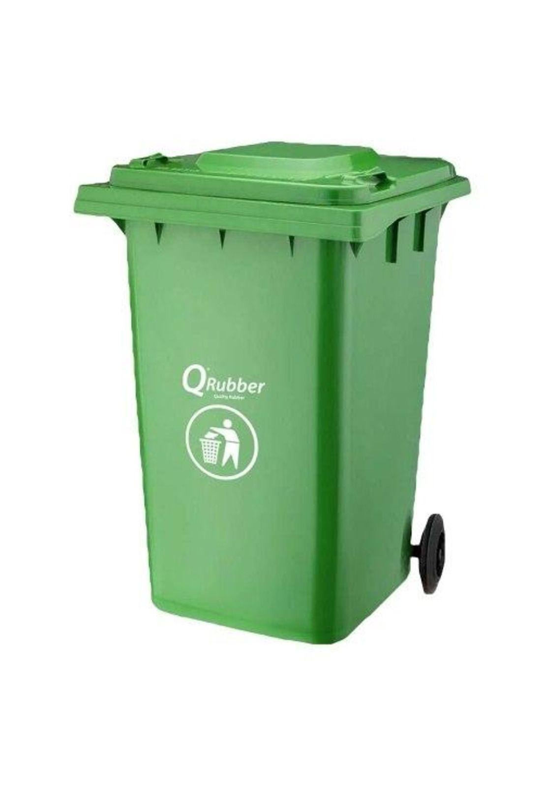 Contenedor Basura 360 Lt Qrubber Verde-0