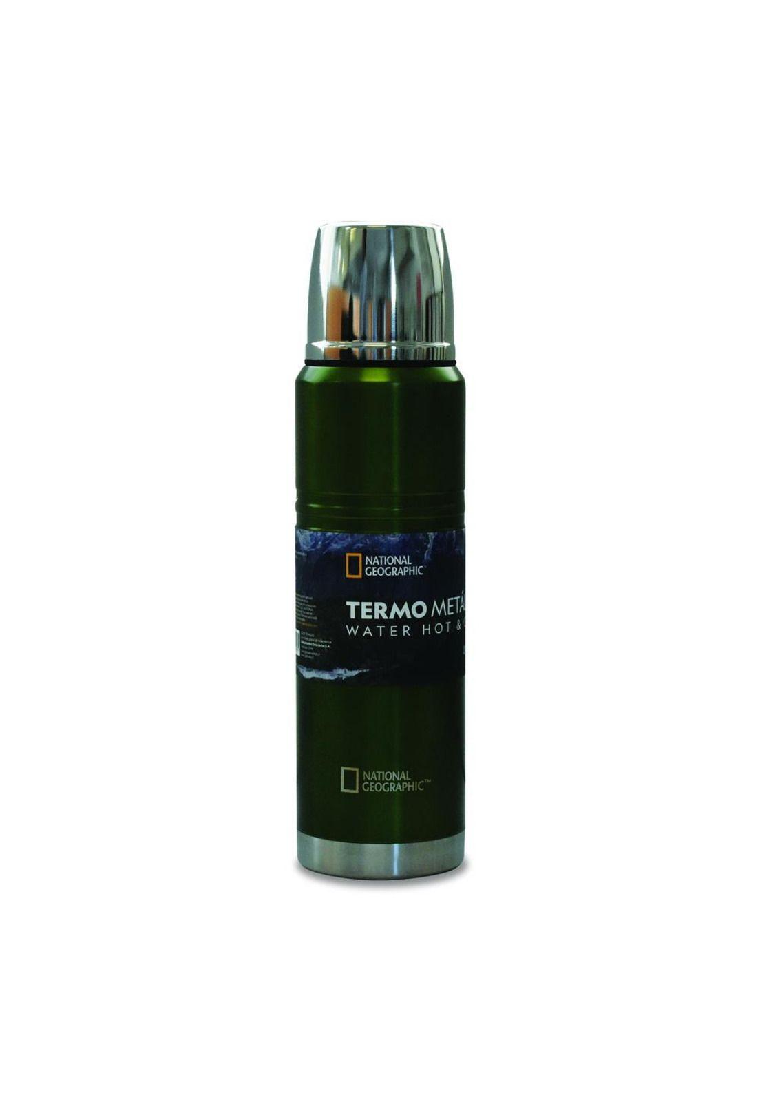 TERMO METALICO NATIONAL GEOGRAPHIC 1000ML VERDE-0