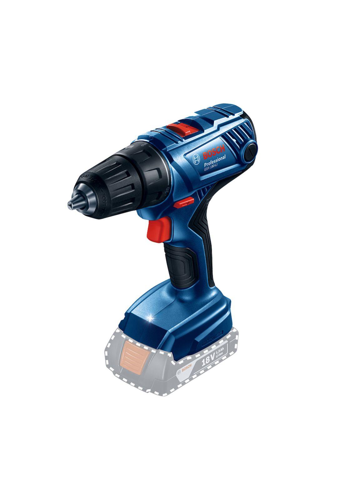 Taladro Atornillador Inalámbrico 18V  GSR 180-LI + Bateria + Cargador + Caja Herramientas Bosch-1