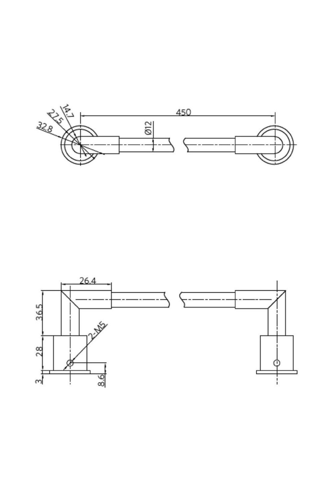 Barra Toalla 18 ( 46 Cm ) Sl-2