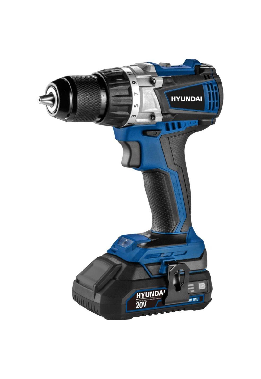 Taladro Atornillador 20 V, 58 Nm (Brushless) Hyundai-0