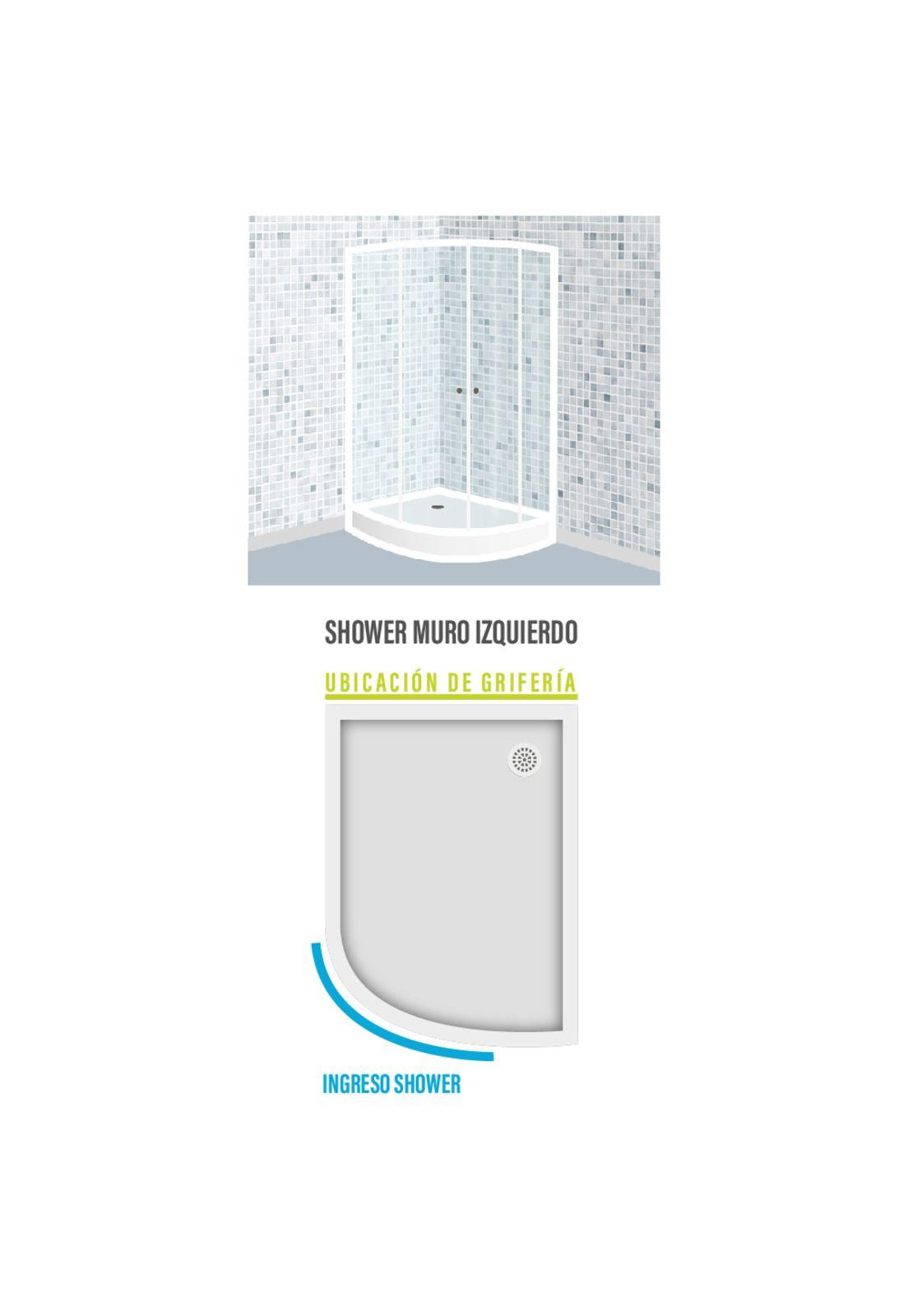 Shower Door - Base 80x100x195 (A Muro Izq) Taumm-1