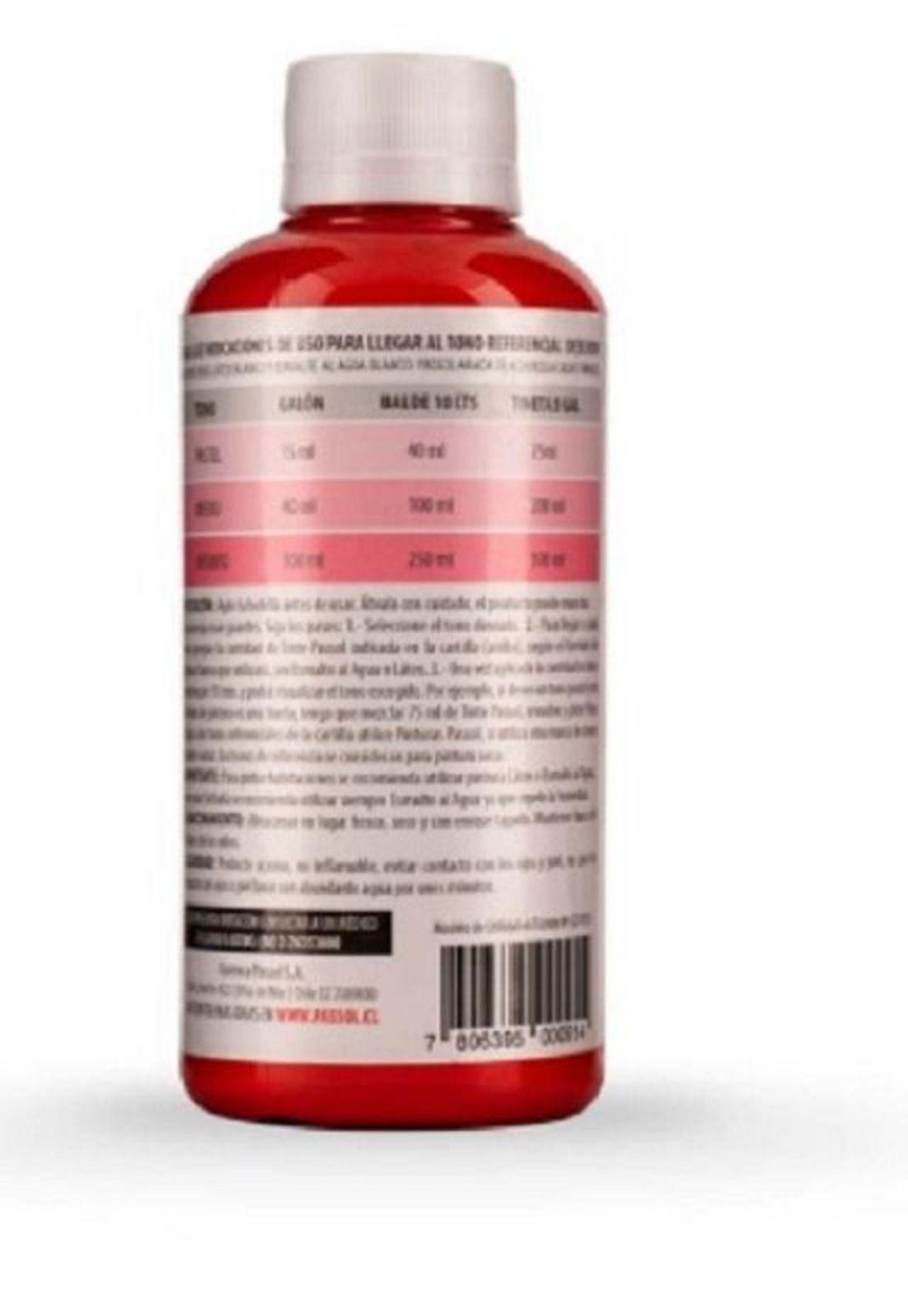 TINTE PASSOL ROJO BOTELLA 250 CC-1