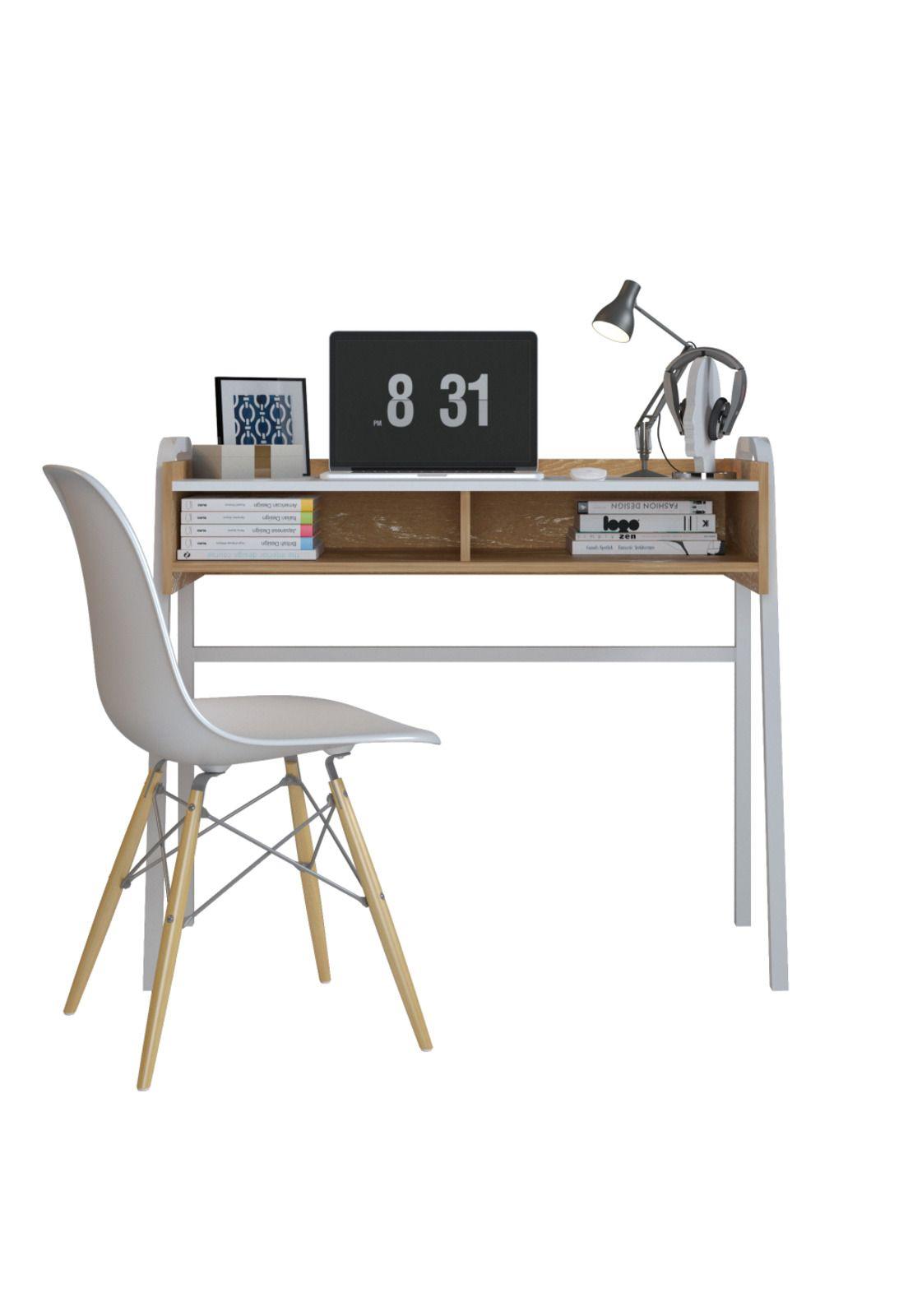 Escritorio Amsterdam Madera/Blanco Silcosil-0